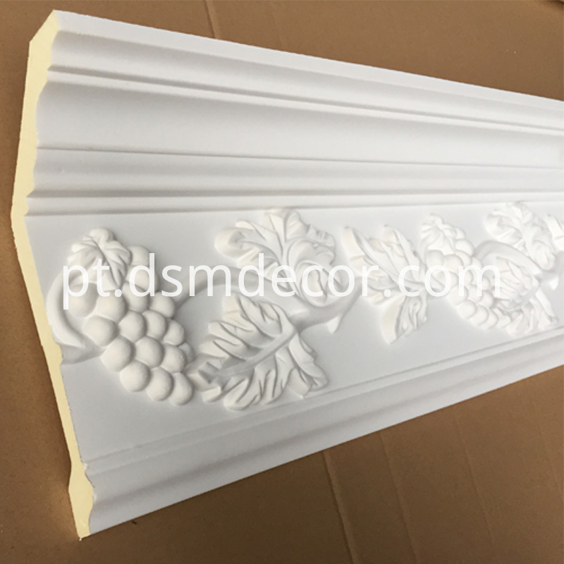Moldagem de coroa de uva de poliuretano Polyurethane Grape Crown Molding